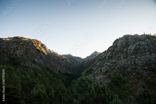 Mountain valley landscape