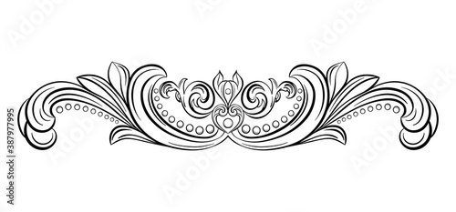 Stucco frame. Moldings. Stucco pattern.
