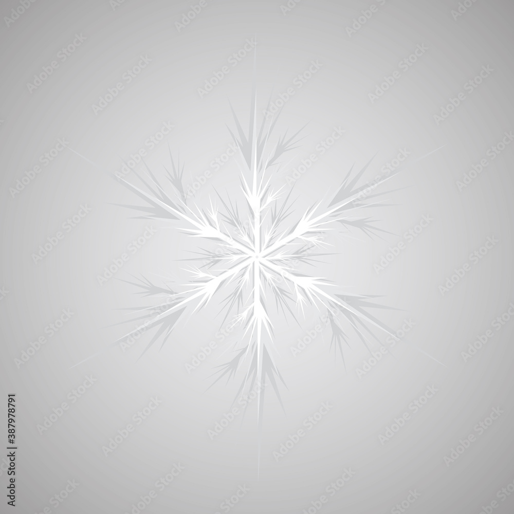 Obraz premium vector, isolated, white drop, ornament on gray background