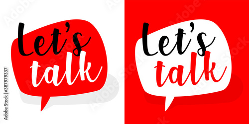 Let's talk