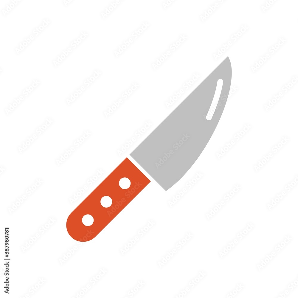 Knife Flat Icon Vector Logo Template Illustration Knife Flat Icon Vector Logo Template Illustration