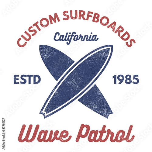 Photography Vintage Surfing tee design