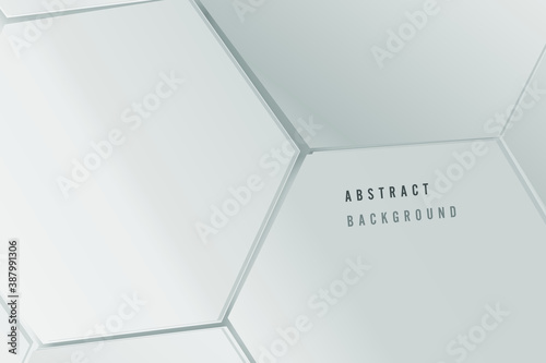 Abstract polygon white mode technology background. Shape and shadow in white layout.  design esp10.