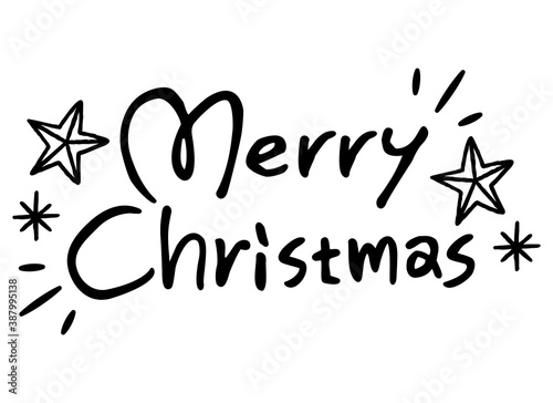                                                                                                                                  Merry Christmas logo  typography