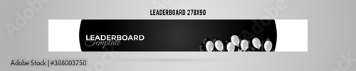leaderboard 728x90 with balloon template