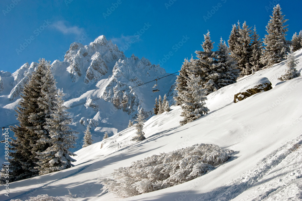 Courchevel 1850 3 Valleys ski area French Alps France