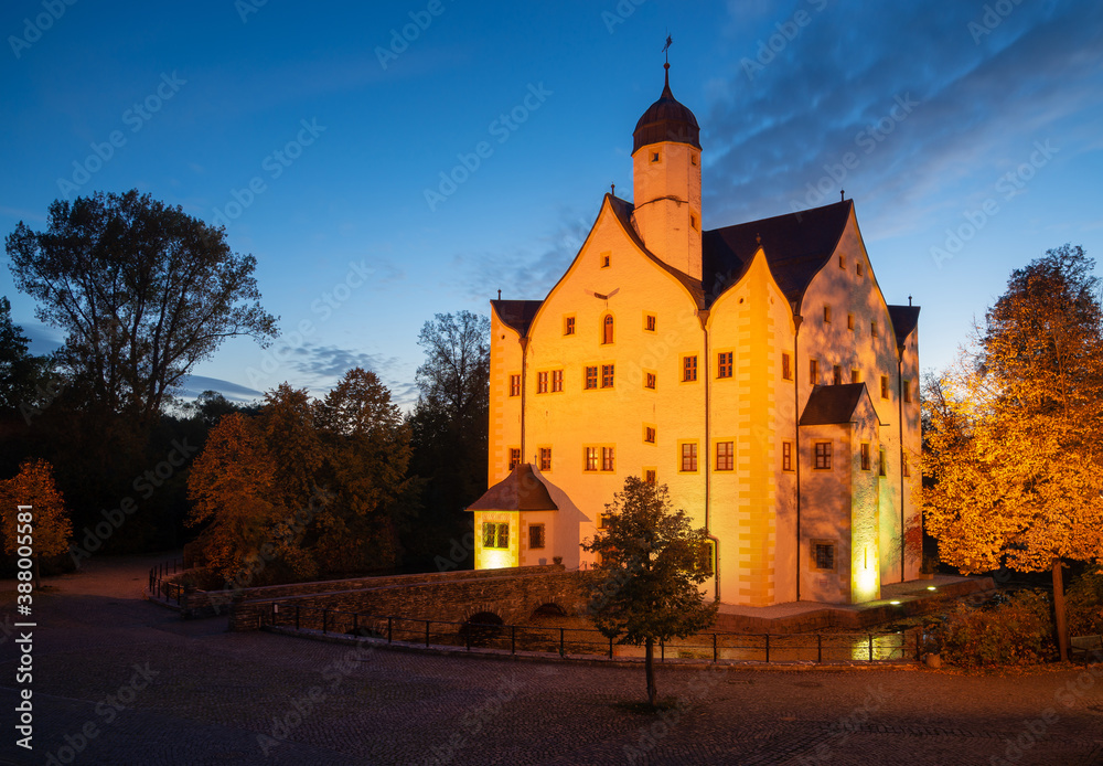 Water Castle Klaffenbach near Chemnitz