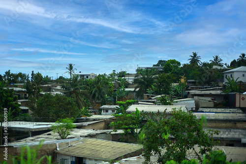 Houses in a suburb of Doula