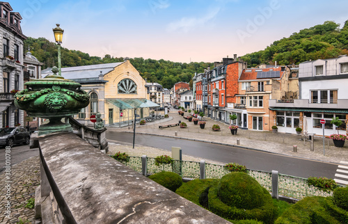 Obraz na plátně Town centre of Spa, Belgium.