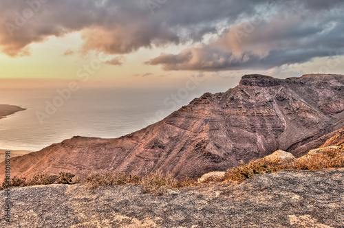 Sunset over Lanzarote Island, HDR Image © mehdi33300