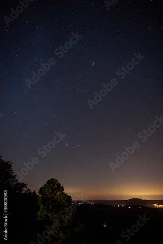 Milky Way fotografed in Saxon Switzerland