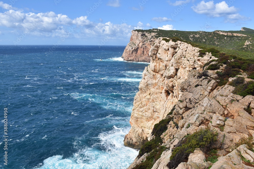 Dramatic cliffs of Capo Caccia, Sardinia/Italy