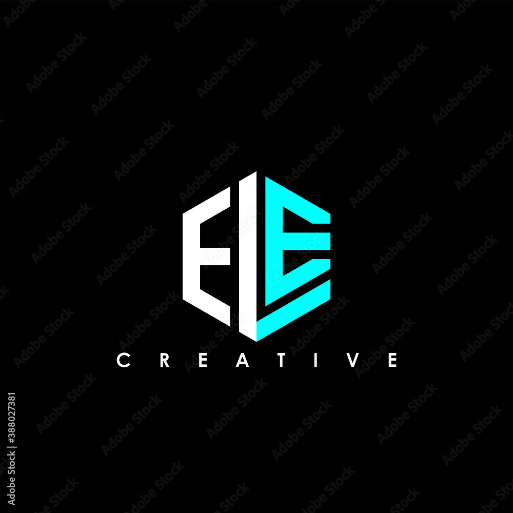 ELE Letter Initial Logo Design Template Vector Illustration Stock ...