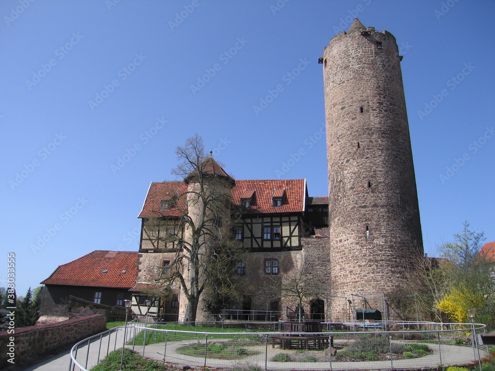 Hinterburg und Hinterturm in Schlitz Burgenstadt in Hessen
