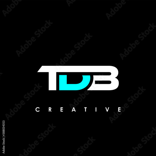 TDB Letter Initial Logo Design Template Vector Illustration	
 photo