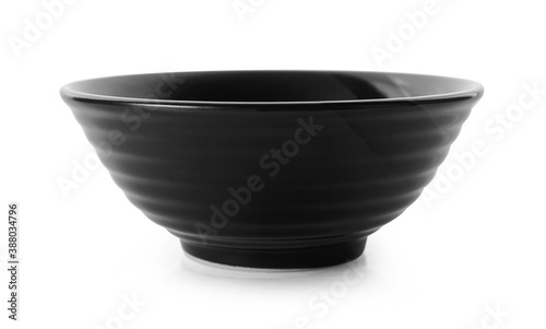 ceramic bowl on white background.