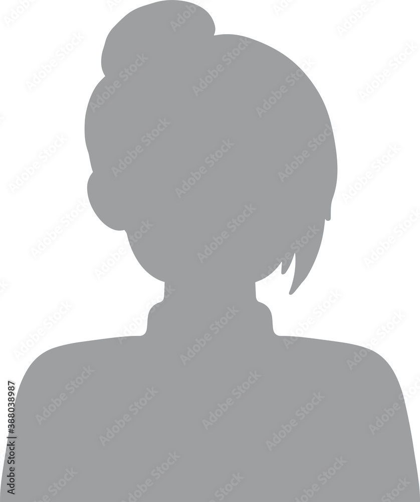 Hand drawn, modern, woman avatar profile icon (or portrait icon). User flat avatar icon, sign, profile female symbol Hand drawn, modern, woman avatar profile icon (or portrait icon). User flat avatar icon, sign, profile female symbol
