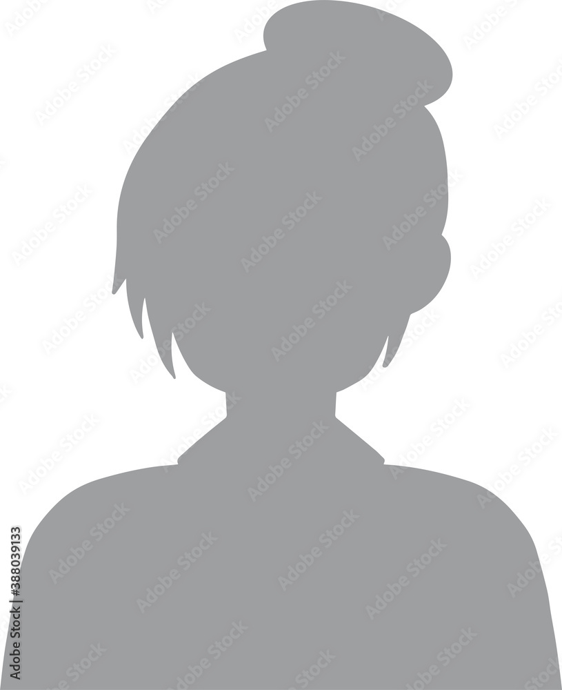 Hand drawn, modern, woman avatar profile icon (or portrait icon). User flat avatar icon, sign, profile female symbol Hand drawn, modern, woman avatar profile icon (or portrait icon). User flat avatar icon, sign, profile female symbol