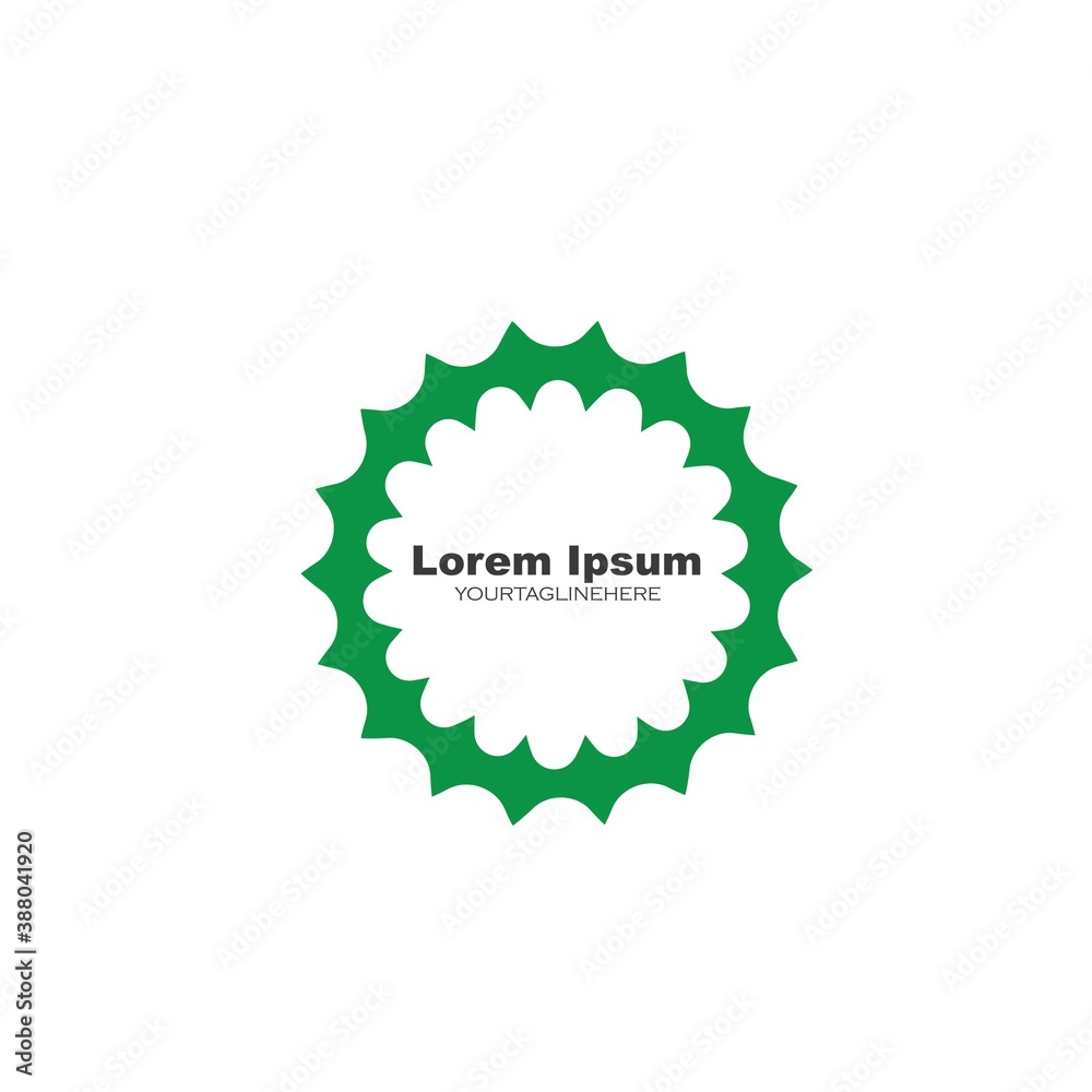 abstract circle ring icon template vector abstract circle ring icon template vector