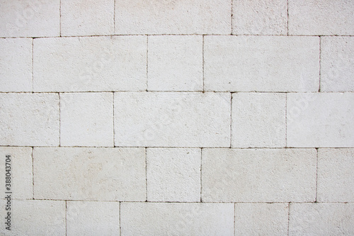 White stone exterior wall texture
