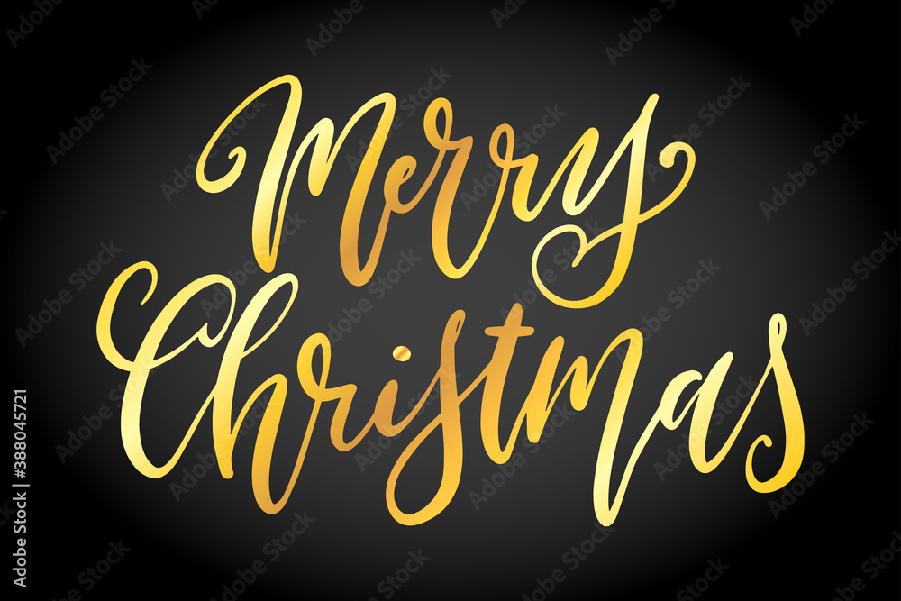 Handwritten Christmas greetings, modern calligraphy lettering Handwritten Christmas greetings, modern calligraphy lettering
