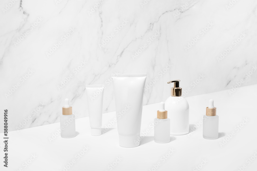 Face or body care cosmetics concept