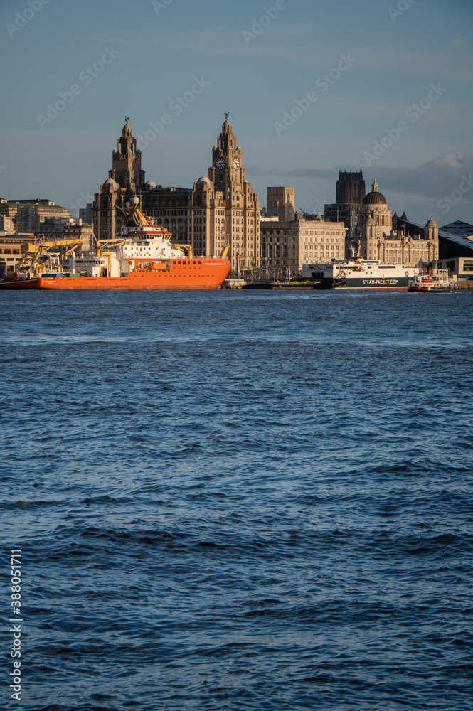 Fototapeta premium RRS Sir David Attenborough in Liverpool