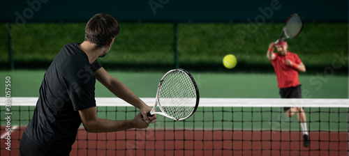 Man tennis player