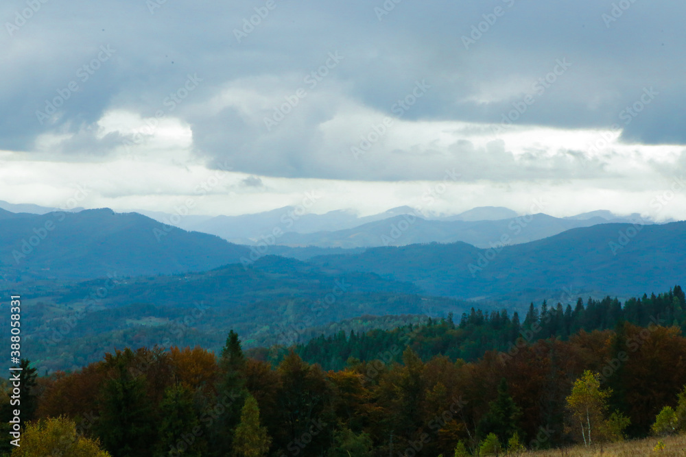  Carpathian Mountains view 
