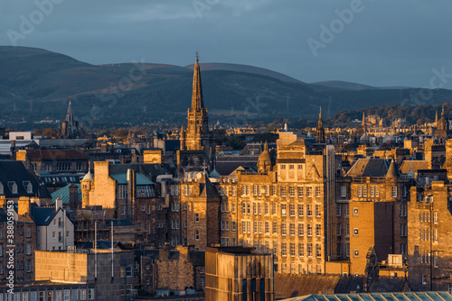 Edinburgh city skyline from Calton Hill., United Kingdom © Iakov Kalinin
