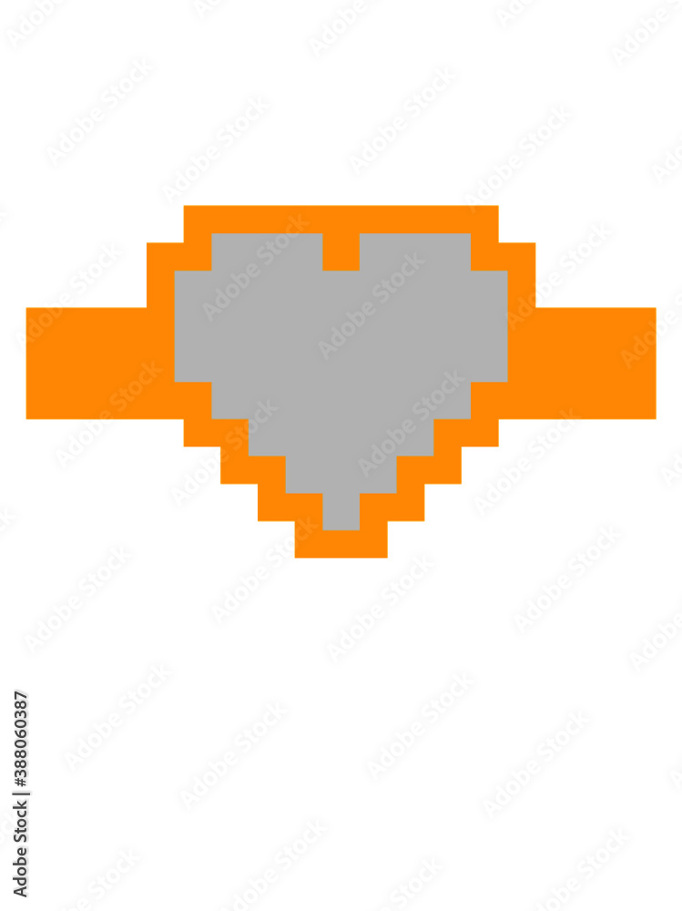 Pixel Ehering Herz Pixel Ehering Herz