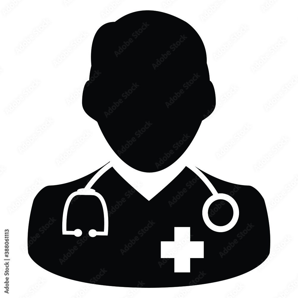 Doctor icon vector graphic design Doctor icon vector graphic design