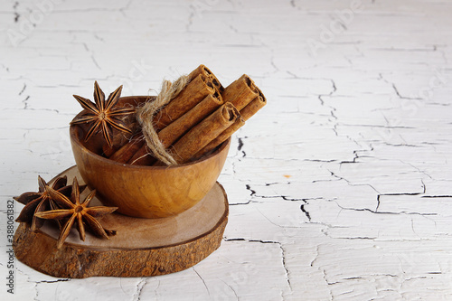 cinnamon and star anise