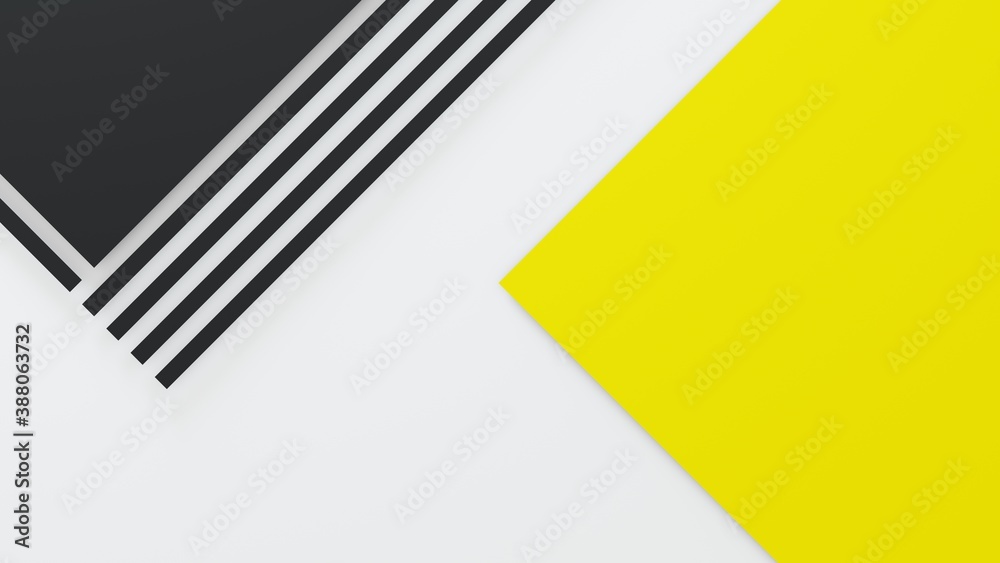 Blank flyer template. Corporate background is empty. 3d rendering Blank flyer template. Corporate background is empty. 3d rendering
