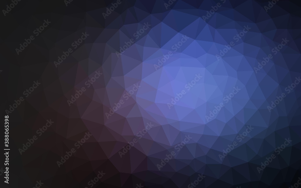 Obraz premium Light Green vector low poly background.