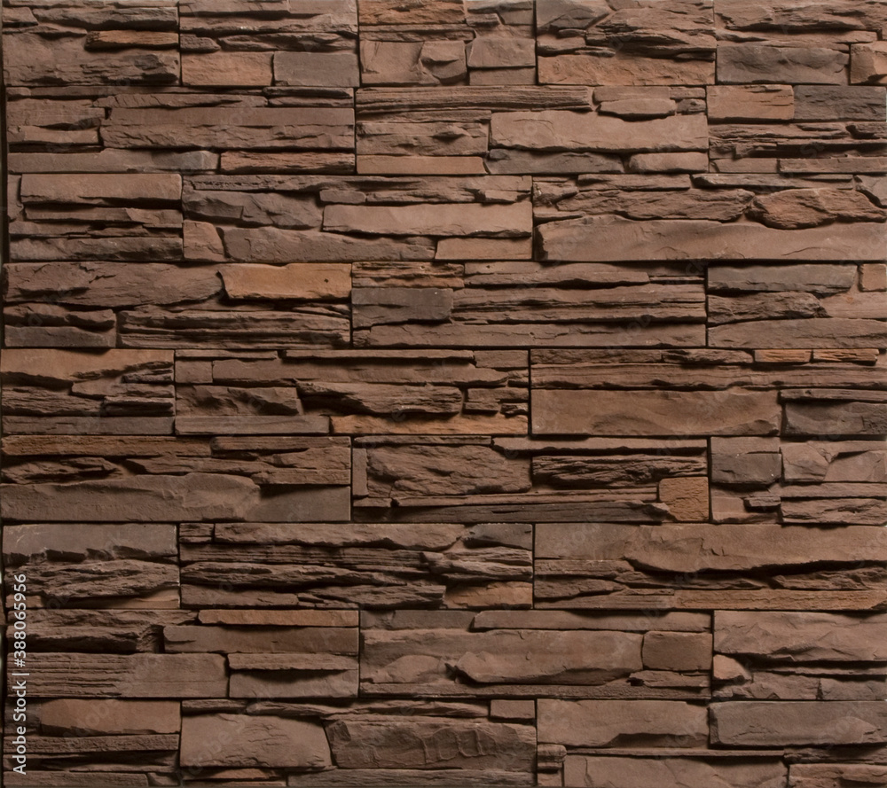 Obraz premium Sharp bricks in the wall (raster material)