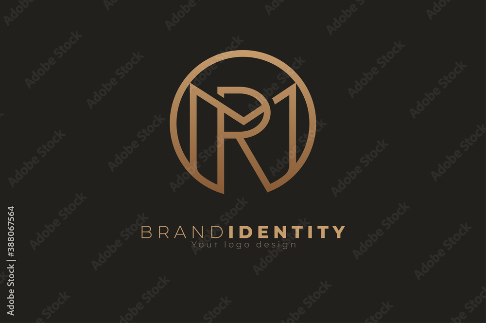 Abstract initial letter M and R logo, usable for branding and business logos, Flat Logo Design Template, vector illustration Abstract initial letter M and R logo, usable for branding and business logos, Flat Logo Design Template, vector illustration