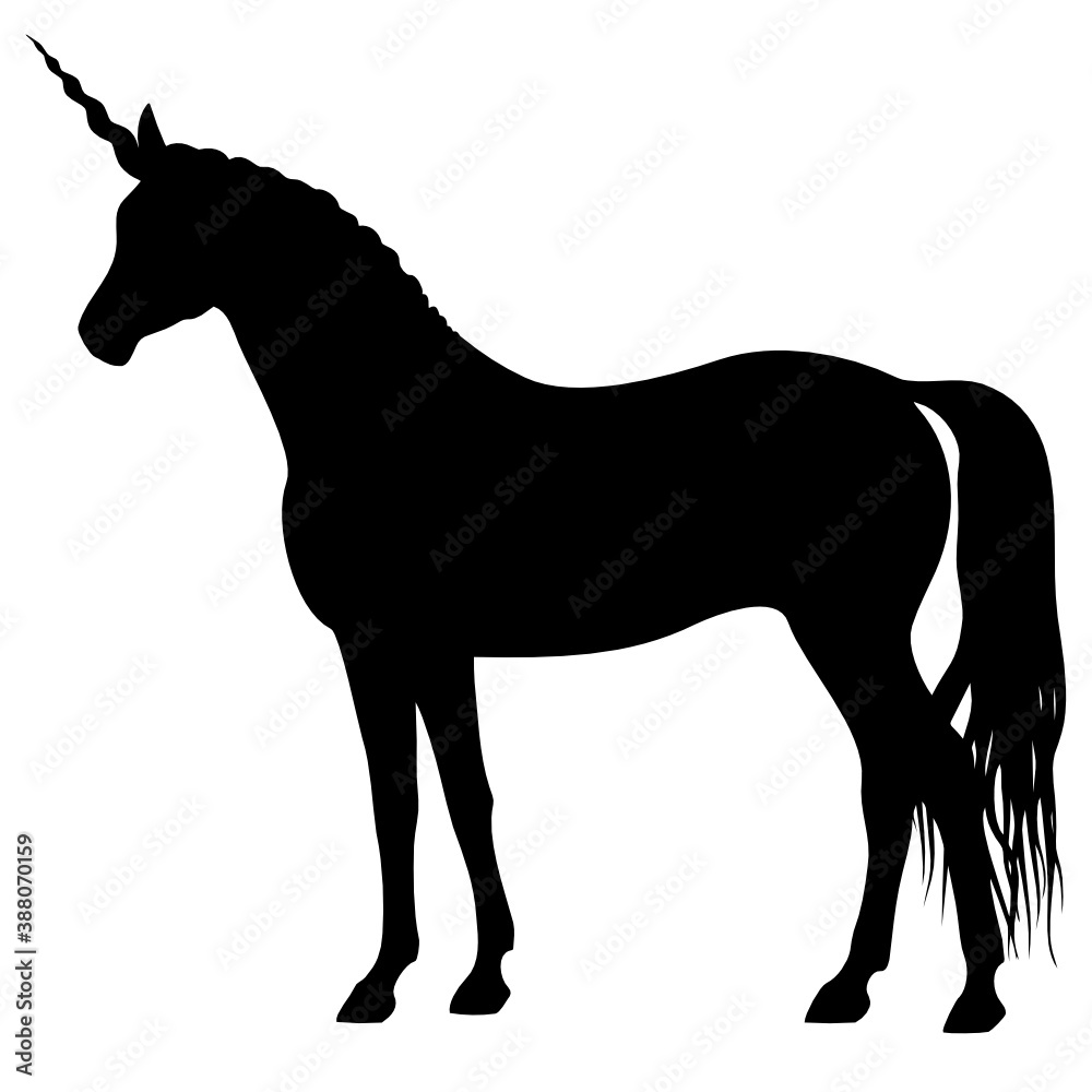 Obraz premium Unicorn svg