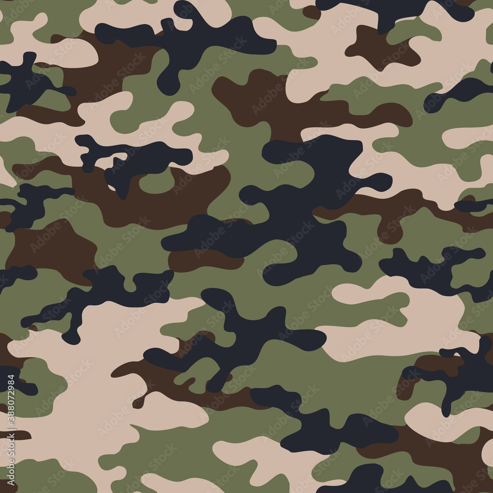 Camo seamless pattern. Abstract military background from spots. Army texture for hunting and fishing. Fabric print. Vector Camo seamless pattern. Abstract military background from spots. Army texture for hunting and fishing. Fabric print. Vector