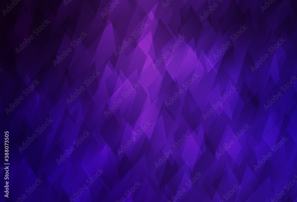 Obraz premium Dark Purple vector pattern in square style.