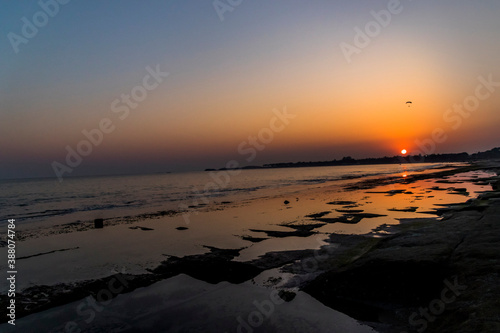 Various viewsof the Nagoa Beach, Diu photo