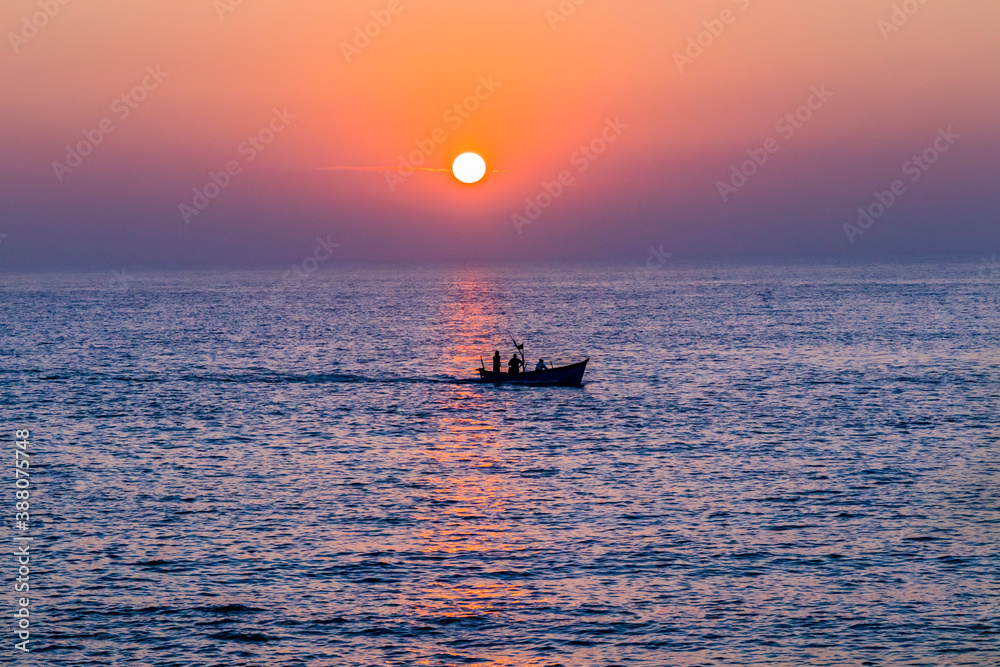 Fototapeta premium Various viewsof the Nagoa Beach, Diu