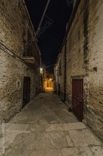 Characteristic alley of the old town in Southern Italy © giadophoto