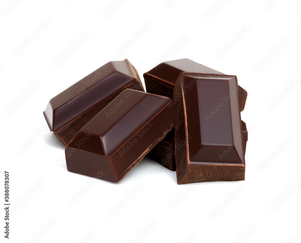 broken bar of dark chocolate broken bar of dark chocolate