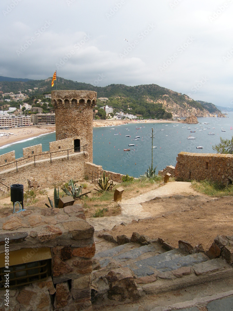 old fortress on the  Taragona. Spain.