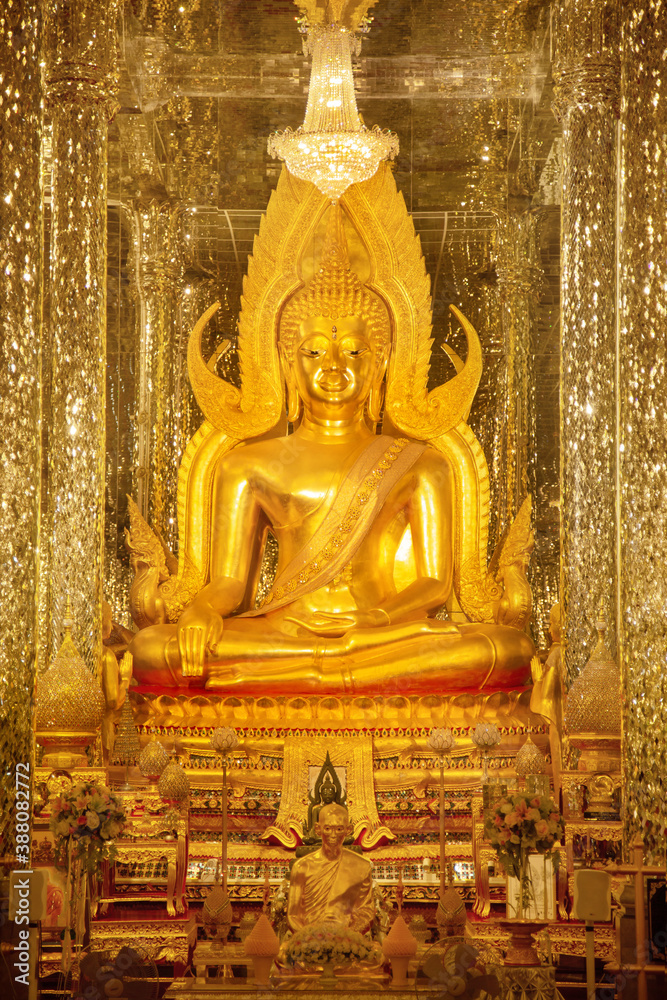 Beautiful Golden Buddha statue in Thailand. Beautiful Golden Buddha statue in Thailand.