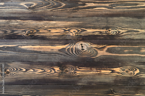 natural wood covered with water stain