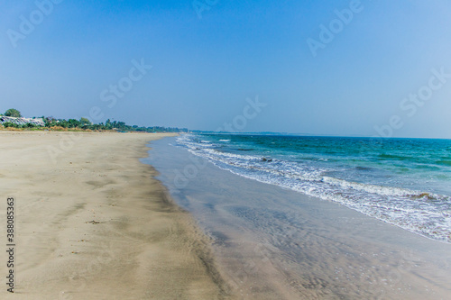 Golgoa beach at Diu on a sunny day