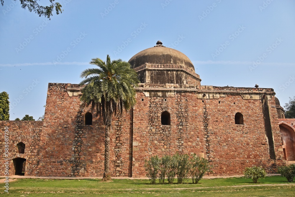 part of isa Khan's Complex At Humayun's Tomb,delhi,india