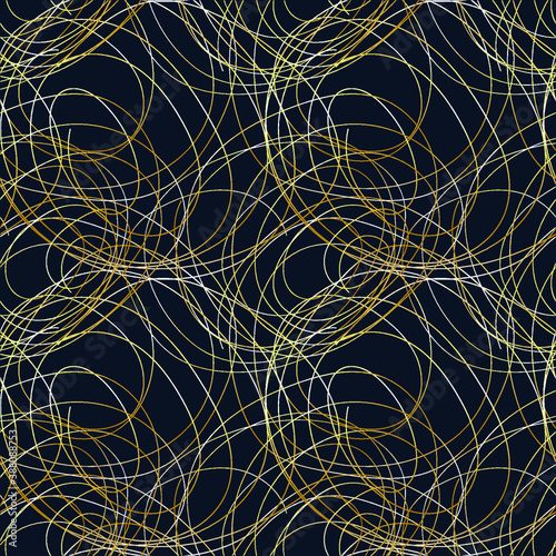 Seamless pattern, vector illustration on isolated background, abstract texture, hand-drawn, doodle. For textile, wrapping paper, wallpaper, packaging